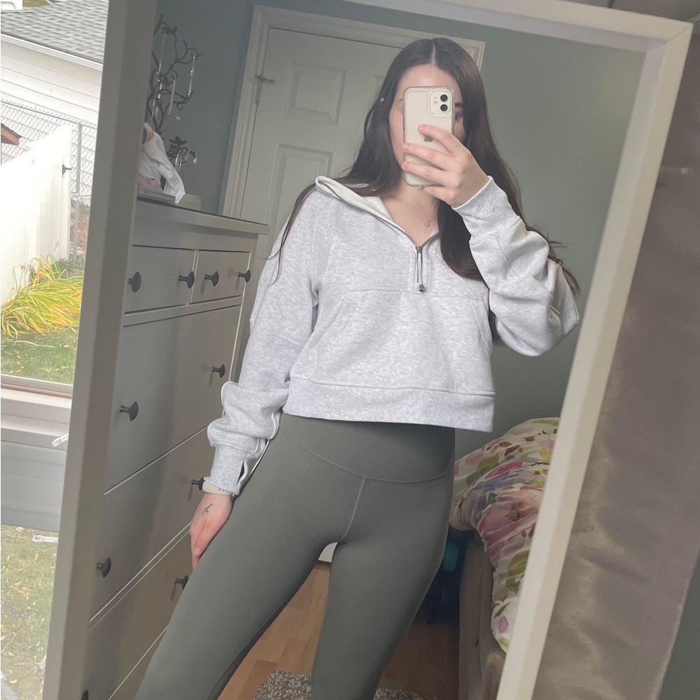 Scuba Oversized Half-Zip Hoodie